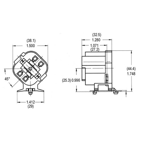 LH0246 Line Drawing