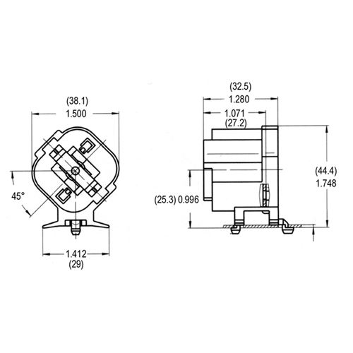 LH0200 Line Drawing