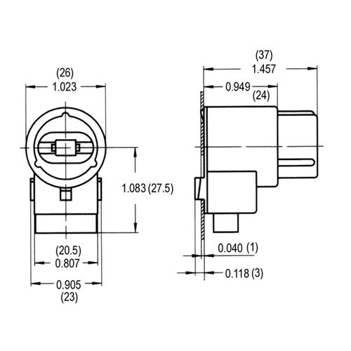 LH0150 Line Drawing