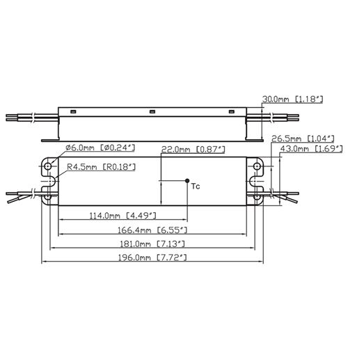 T1UNV1400-60L dimensions