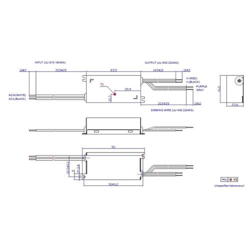 dimensions