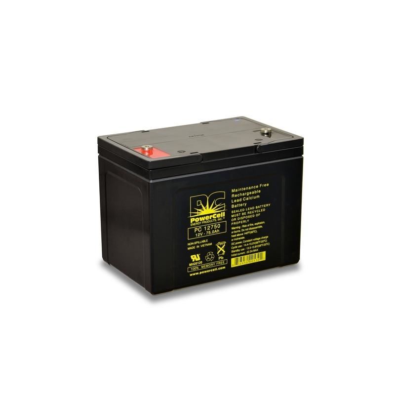 Powercell Pc12750 120v 750 Amp Hour Lead Calcium Battery