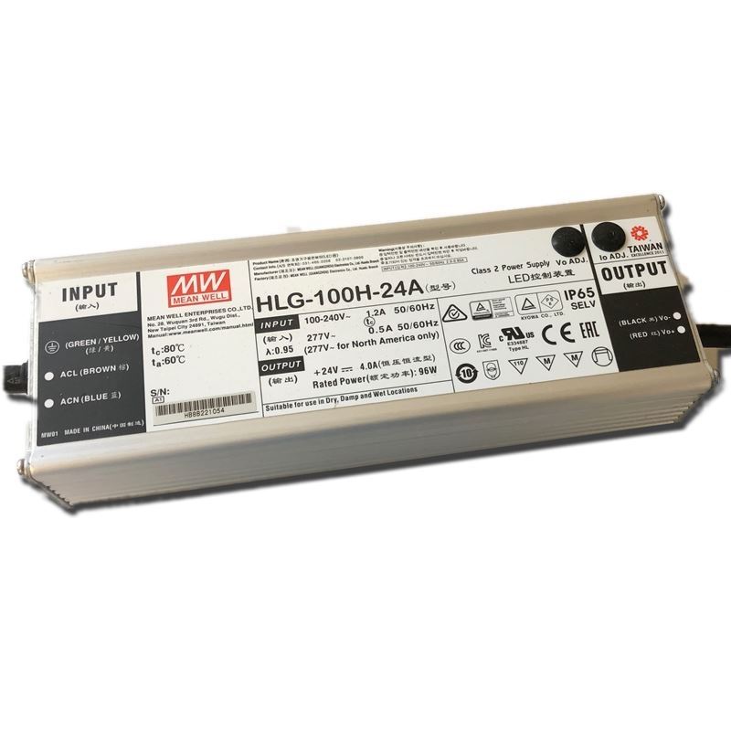 HLG-100H-48, 100w, 48v constant voltage, 2000mA co