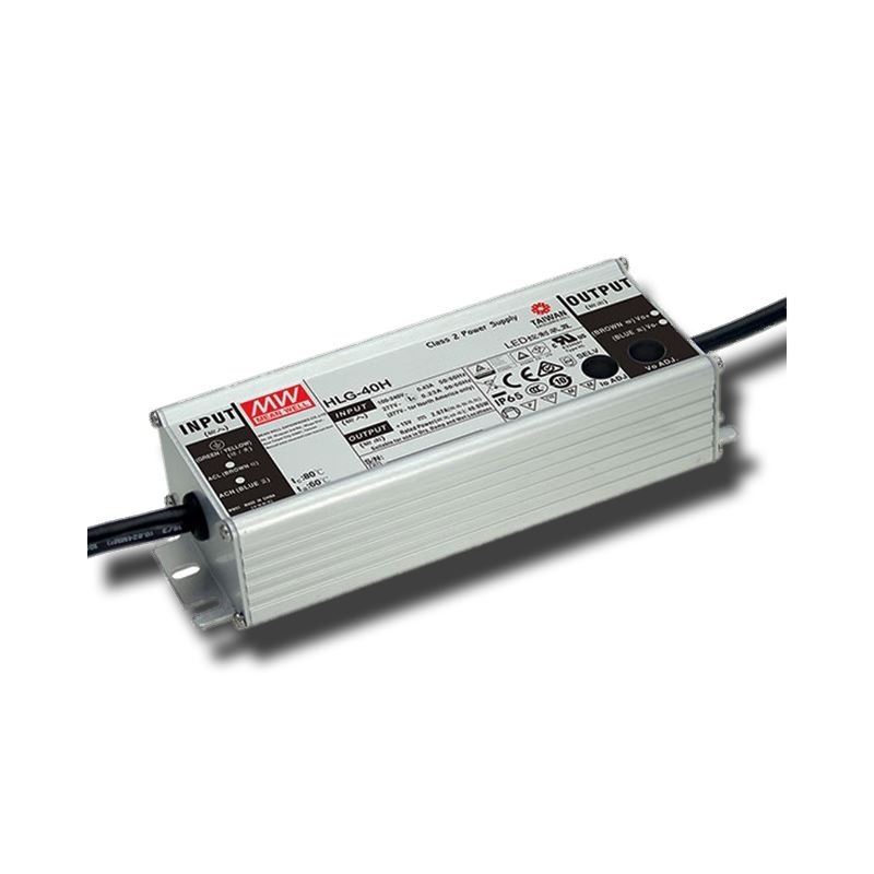 HLG-40H-20A, adjustable current and voltage, defau