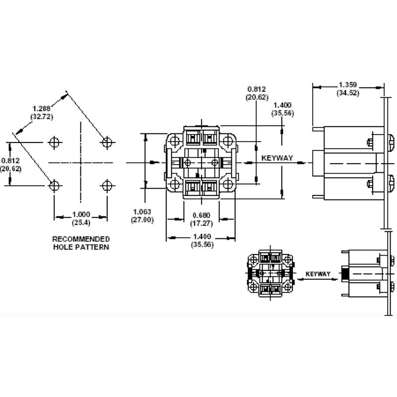 Lh0174 Leviton 26725-411 G24q-1-gx24q-1 Base, 10w-13w, 4-pin, Vertical 