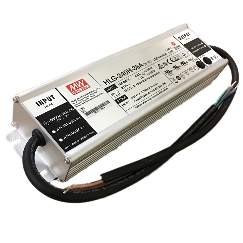 Mean Well HLG-240H-36A - 36v constant voltage - 67